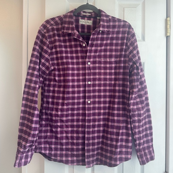 Hawker Rye Men’s Cotton Flannel Button Up - Picture 1 of 6
